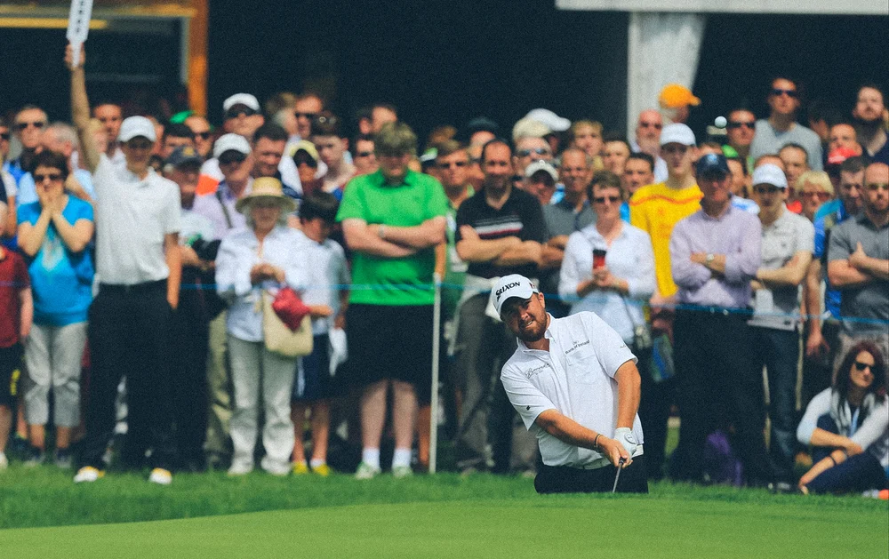 Shane Lowry at the Irish Open 2014